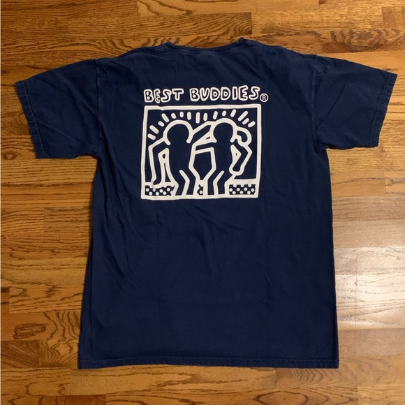 Comfort Colors Auburn University BEST BUDDIES Blue White T-shirt Adult L Men’s - Picture 2 of 5